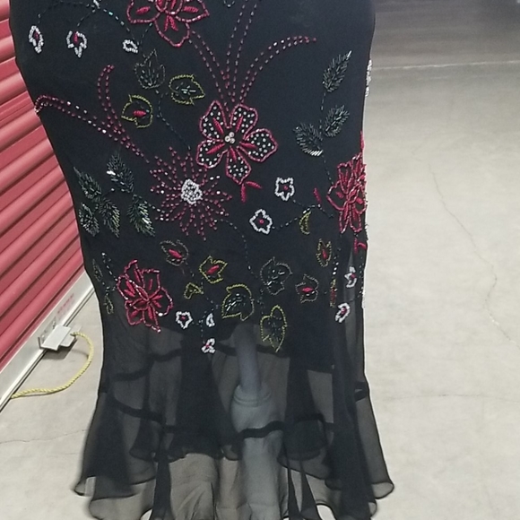 Sue Wong Beaded Cocktail Dress - Picture 3 of 4